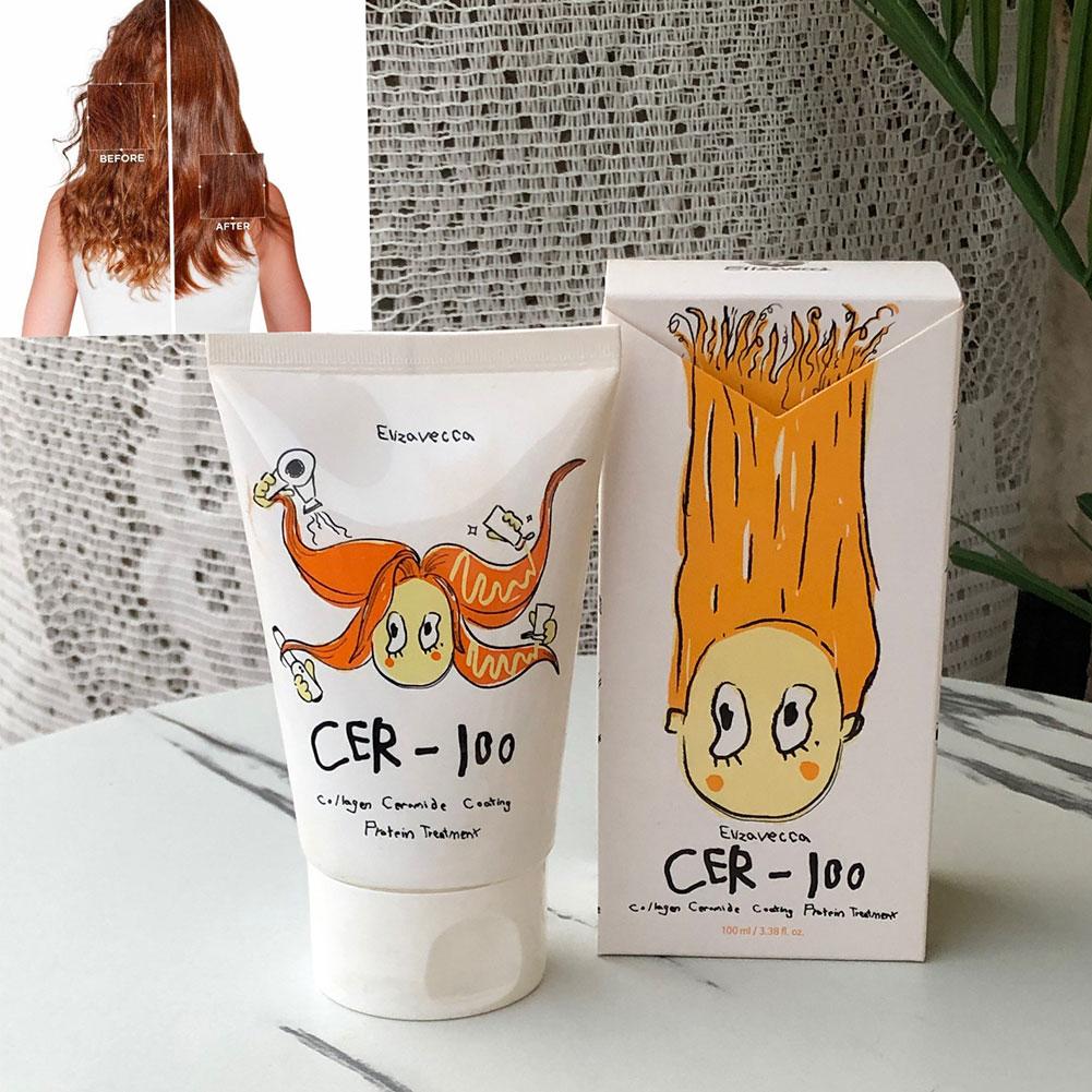 Hair Care Collagen - Cer-100 コラーゲンヘアマスク 栄養を与えて滑らかな輝きを実現＆乾燥・ダメージヘアを修復 韓国オリジナル 柔らかさを向上させるコンディショナー