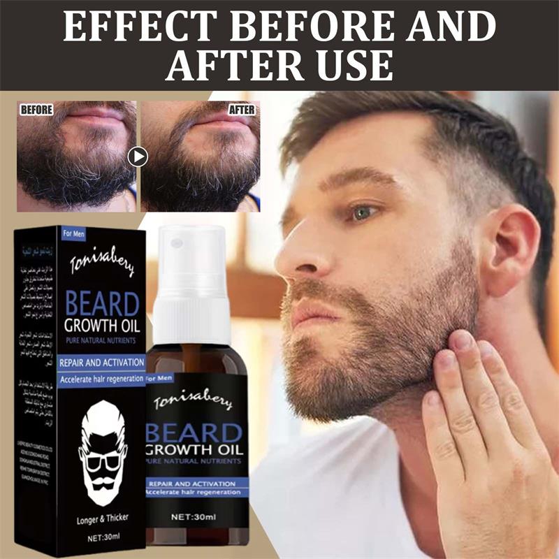 Hair Care Nature - ひげ成長オイル ひげワックスバーム 脱毛防止製品 整理整頓された胸毛用の洗い流さないコンディショナー 口ひげオイル ひげケア製品