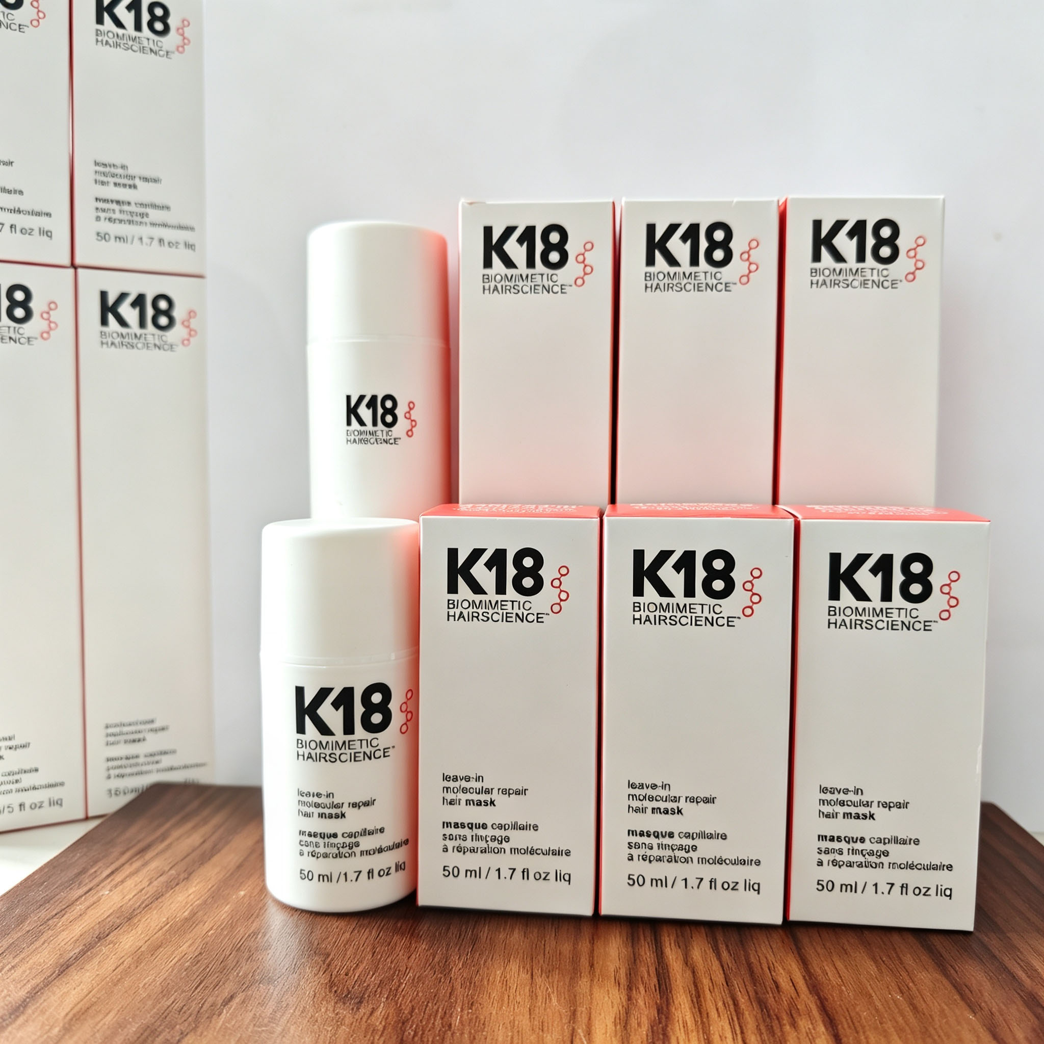 Hair Care Dupes - K18 リーブイン モレキュラーリペア ヘアマスク 3個入り 5個入り