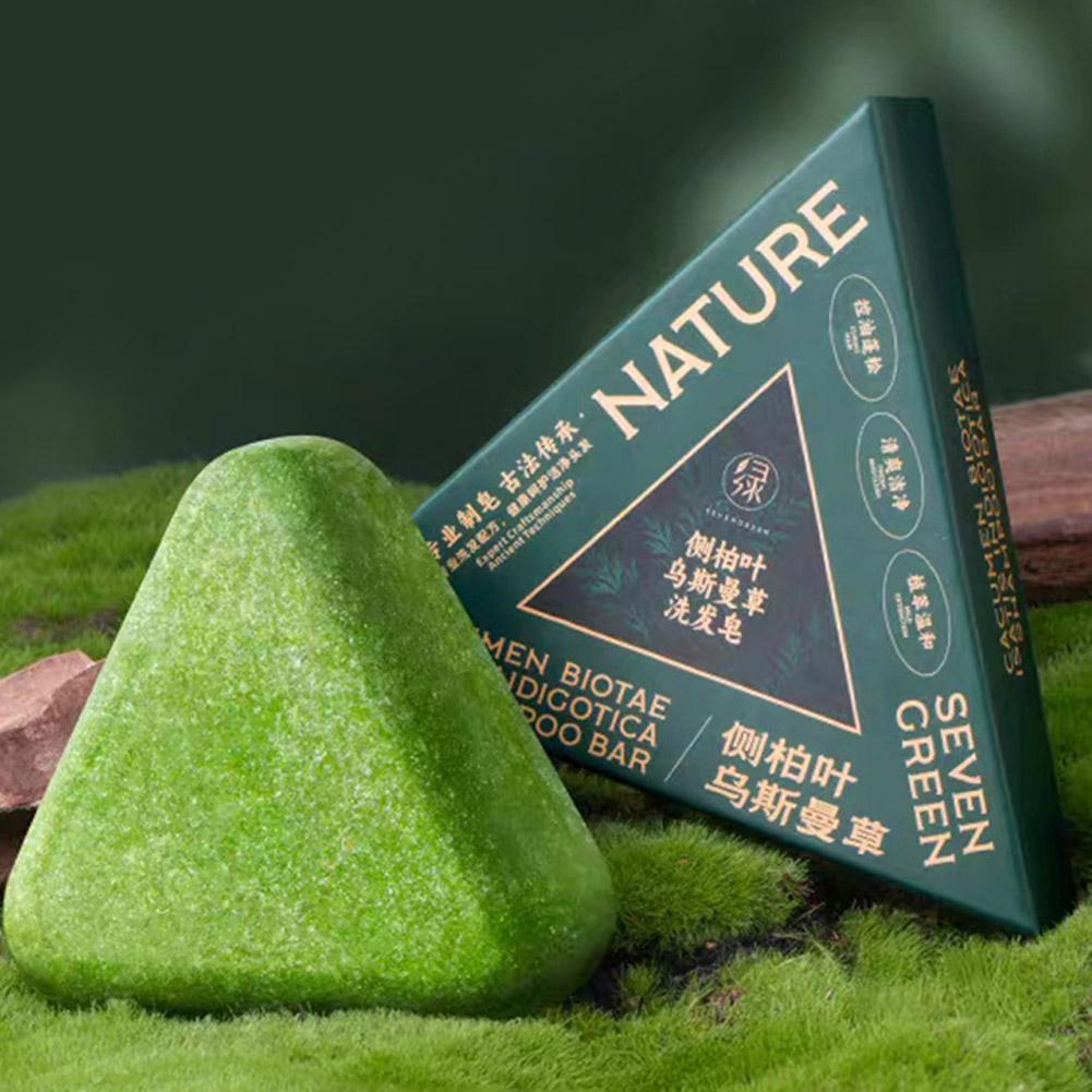 Hair Care Nature - ネイチャー トライアングル シャンプーバー、ネイチャー セブン グリーン シャンプーソープ、ウスマン