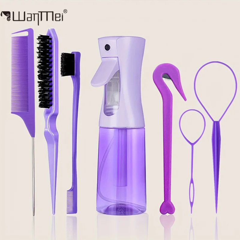 7点セット プロ用ヘアスタイリングキットツール ヘアブラシ、 - Hair Care Guide のレビューと価格