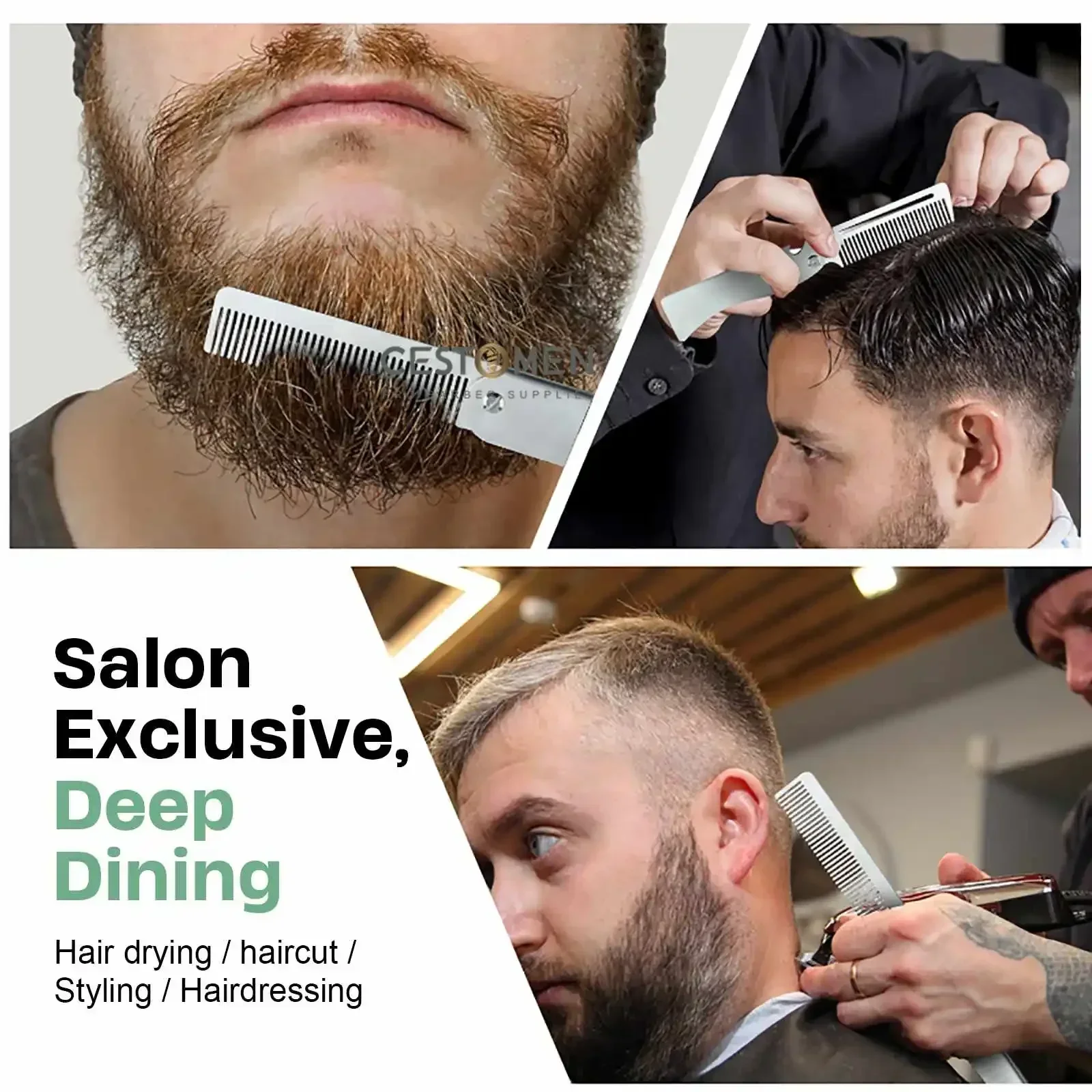 新型1/2個入り携帯用スチールコーム折りたたみ式ポケット髭コ - Hair Care Guide のレビューと価格
