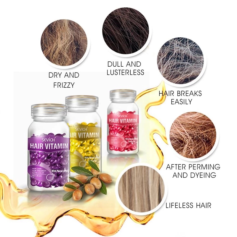 Sevich 滑らかな絹のような髪のビタミン カプセル ケラ - Hair Care Collagen のレビューと価格