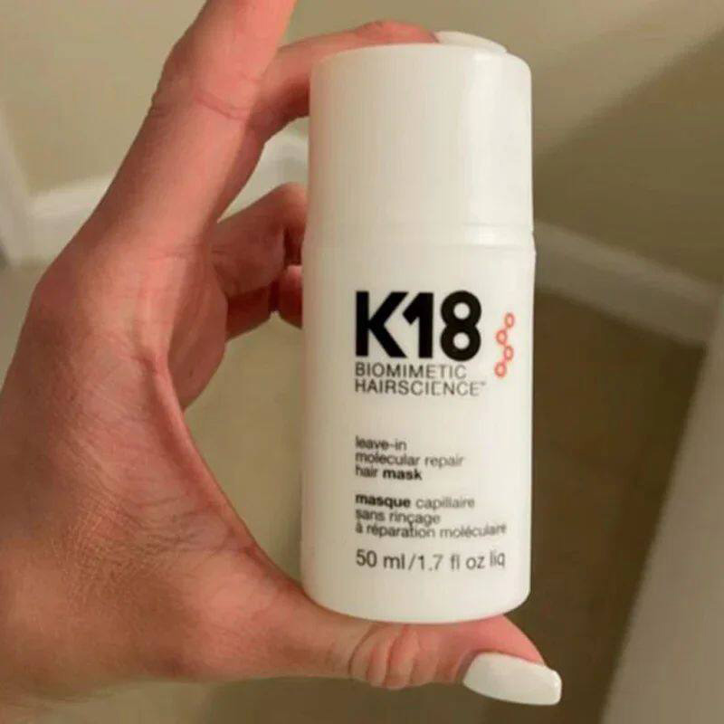 オリジナル50ml K18 リーブイン モレキュラーリペア  - Hair Care Dupes のレビューと価格