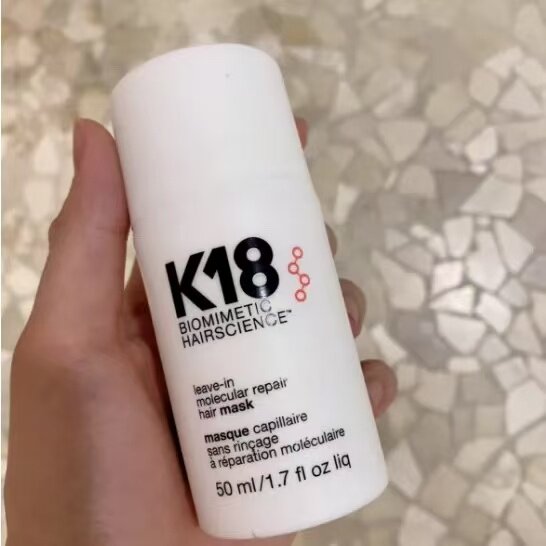 オリジナル50ml K18 リーブイン モレキュラーリペア  - Hair Care Dupes のレビューと価格