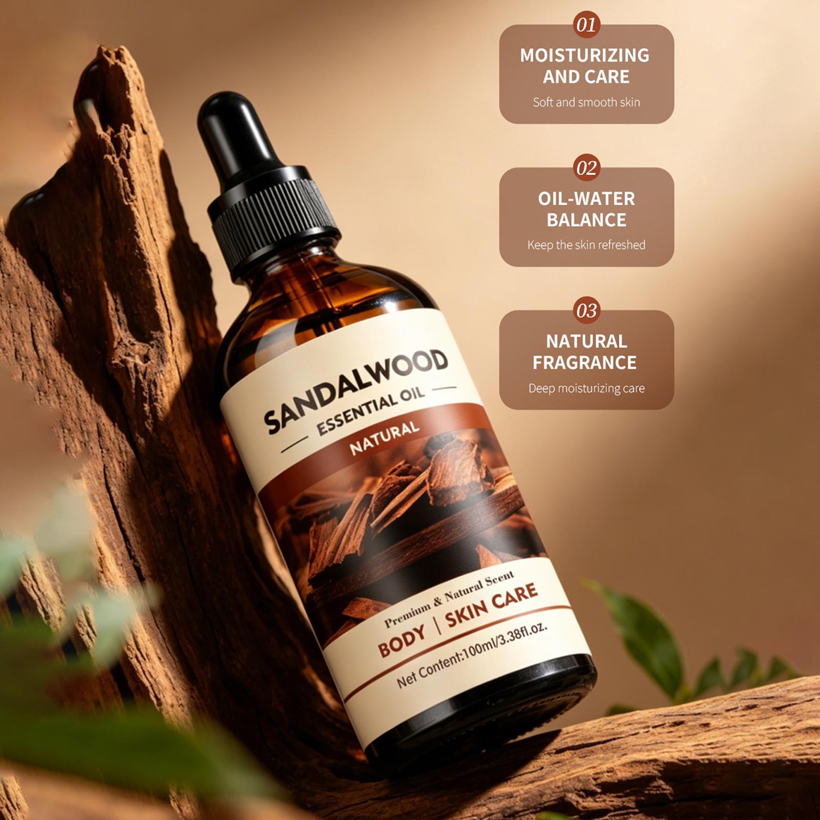 サンダルウッドフレグランスオイル 100ml 天然アロマセラ - Hair Care Nature のレビューと価格
