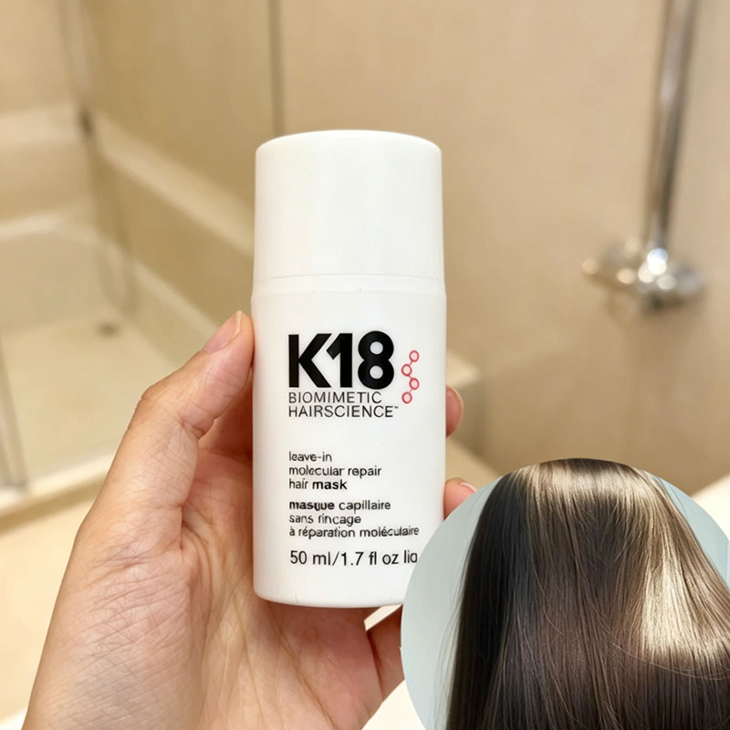 K18 リーブイン モレキュラーリペア ヘアマスク 3個入り - Hair Care Dupes のレビューと価格