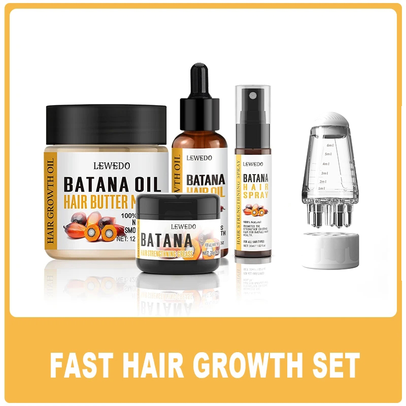 LEWEDOバタナオイル育毛キット アフリカ産急速育毛バタナ - Hair Care Dupes のレビューと価格