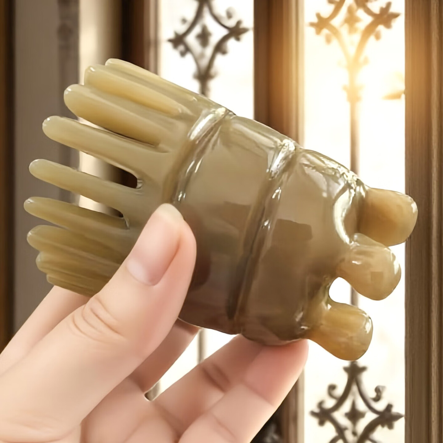 天然ホーン製頭皮マッサージコーム、ヘッドマッサージ、洗髪グル - Hair Care Nature のレビューと価格