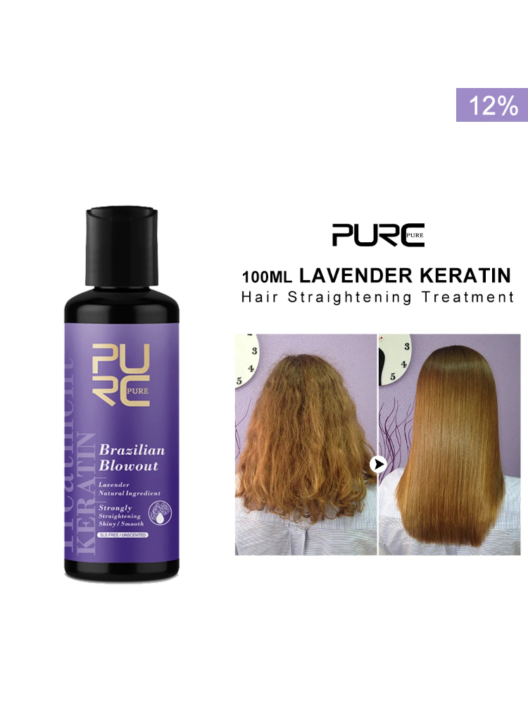 PURC ラベンダー 12% ブラジルケラチン縮毛矯正トリー - Hair Care Dupes のレビューと価格